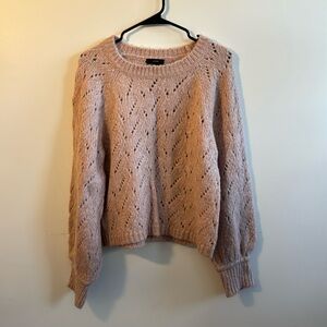 NWT J.Crew women’s cable knit wool blend crewneck sweater